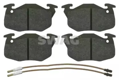 Комплект тормозных колодок, дисковый тормоз SWAG купить